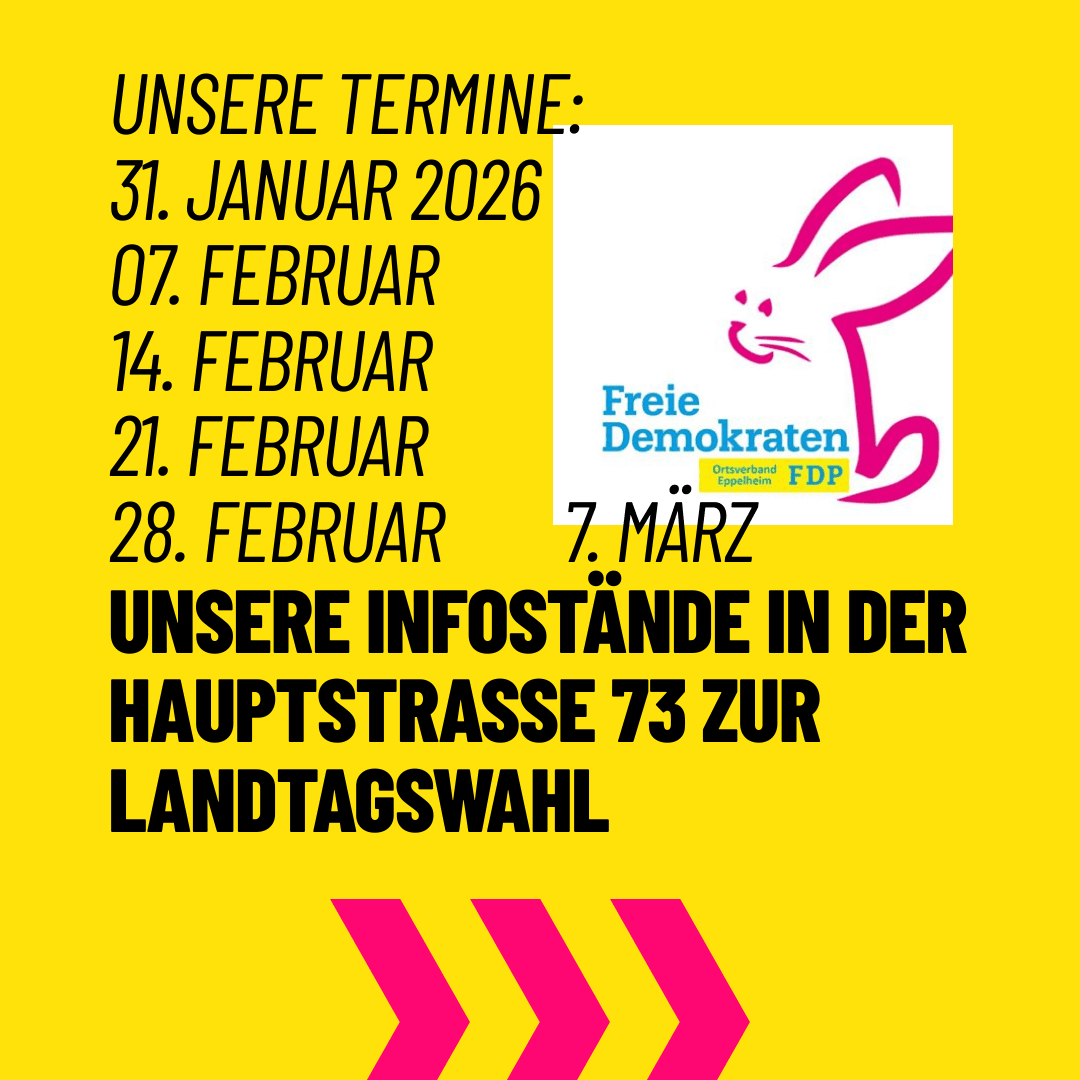Jeden Samstag ab 9:30 vor Juwelier Bowe bis 8. März 2026