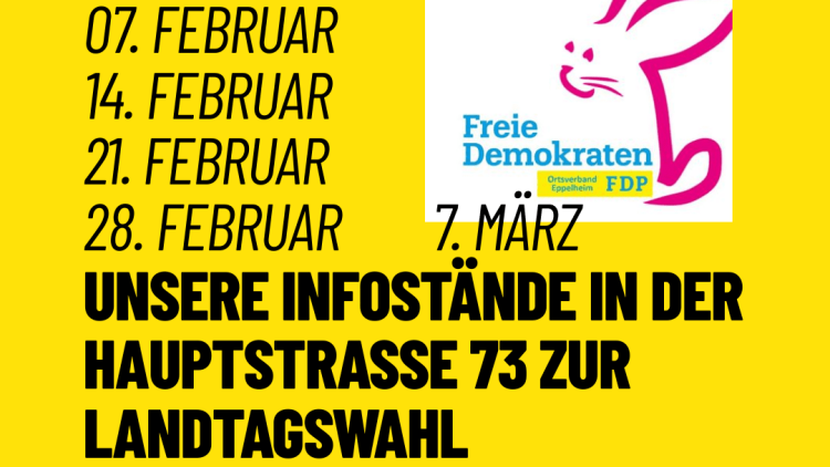 Jeden Samstag ab 9:30 vor Juwelier Bowe bis 8. März 2026